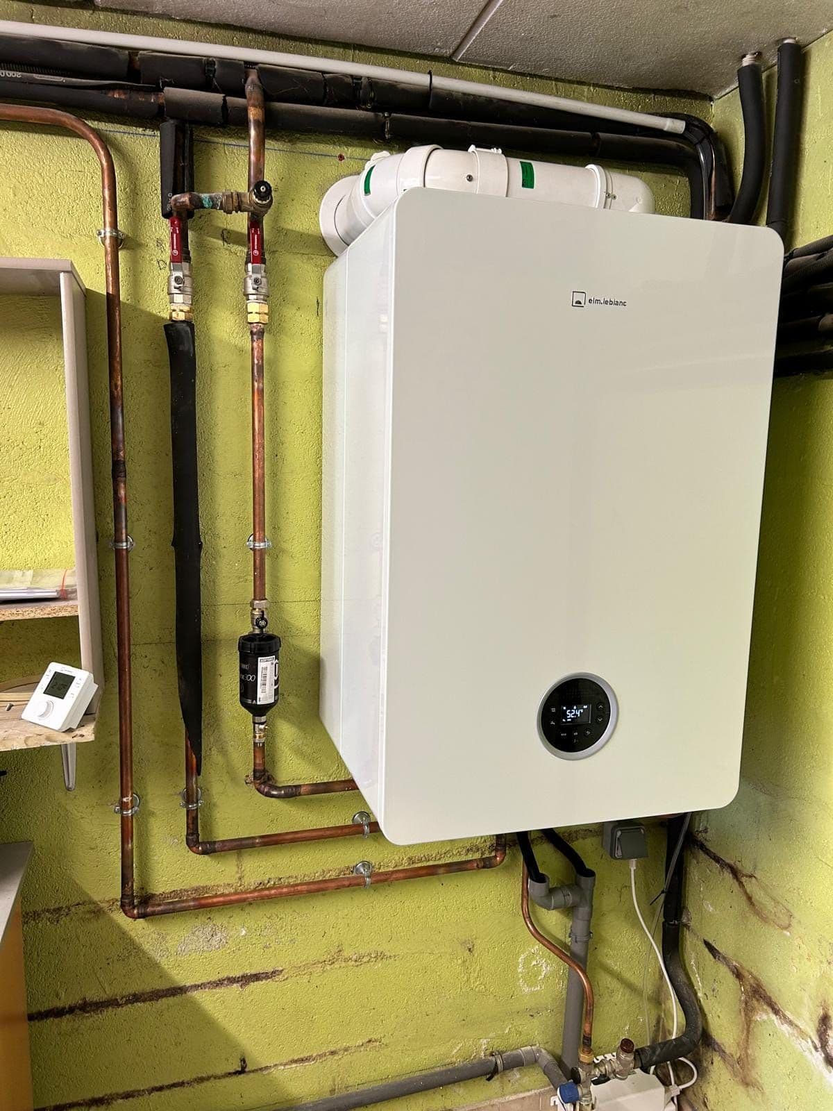 Chaudière ELM Leblanc Egalis installée à Voulangis